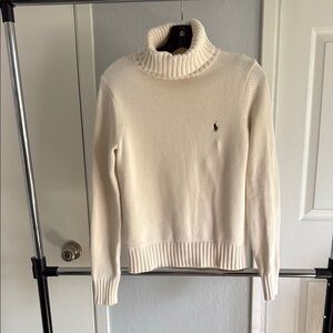 Ralph Lauren Cream Turtleneck Sweater